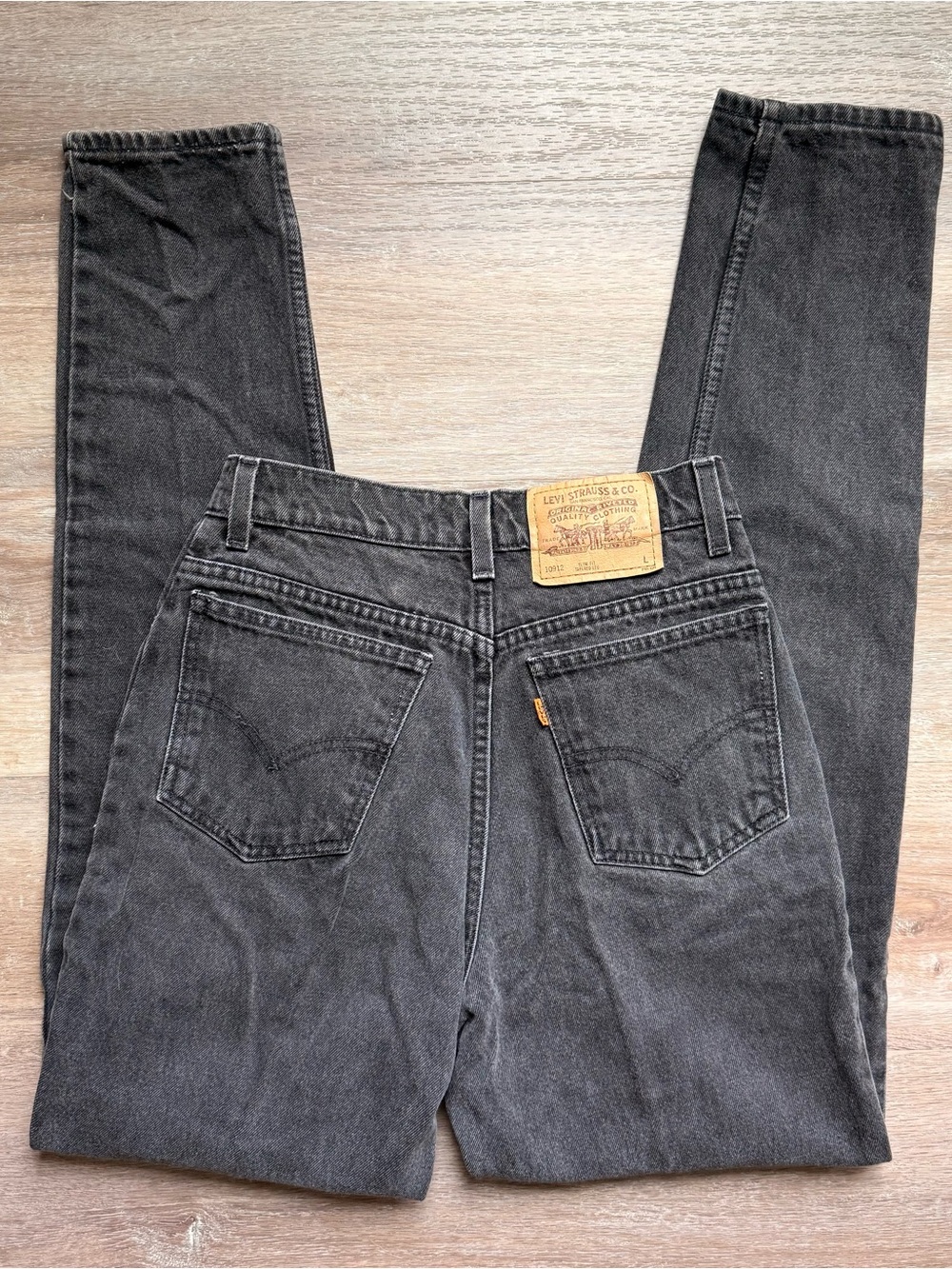 Vintage Levi's Faded Black Orange Tab